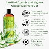 Seven Minerals Organic Aloe Vera Gel 355 ml 12 fl oz Pure Aloe Freshly Cut view 2