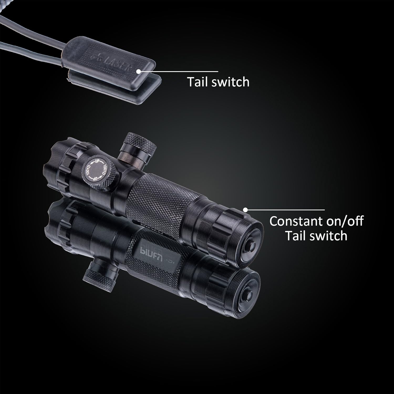 Pinty Hunting Rifle Green Laser Sight Dot Scope Adjustable with Mounts : Sports & Outdoors