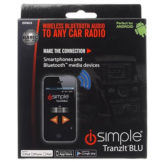 iSimple Tranzit Universal Bluetooh Permitido transmisor de Radio FM Kit de Coche: Amazon.es: Electrónica