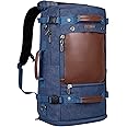 WITZMAN Travel Backpack for Men Women Carry on Luggage Backpack Canvas Rucksack Duffel bag with Shoe Compartment