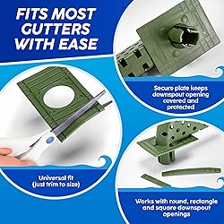 Gutter Stick Downspout Guard - Prevents