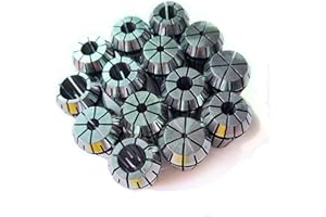F.L.S ER20 Spring Collet Set for CNC Engraving Machine and Milling Lathe Tool Workholding Engraving Collets(ER20-14pcs)