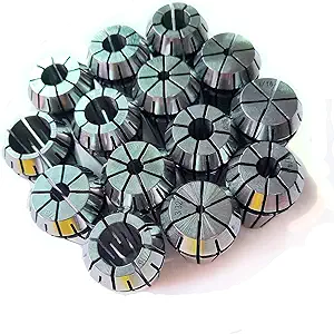 ER20 Spring Collet Set for CNC Engraving Machine and Milling Lathe Tool Workholding Engraving Collets(ER20-14pcs)