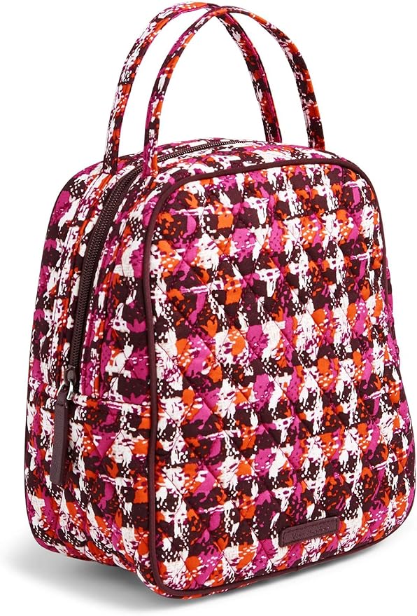 houndstooth lunch bag