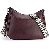 APHISON Trendy Leather Crossbody Purse with Adjustable Strap, Women's Shoulder Handbag