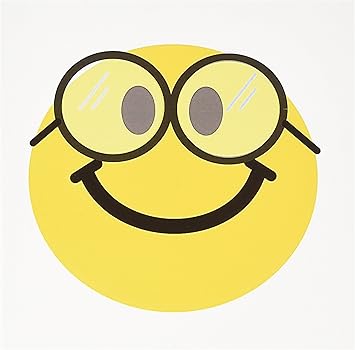 smiling face with glasses