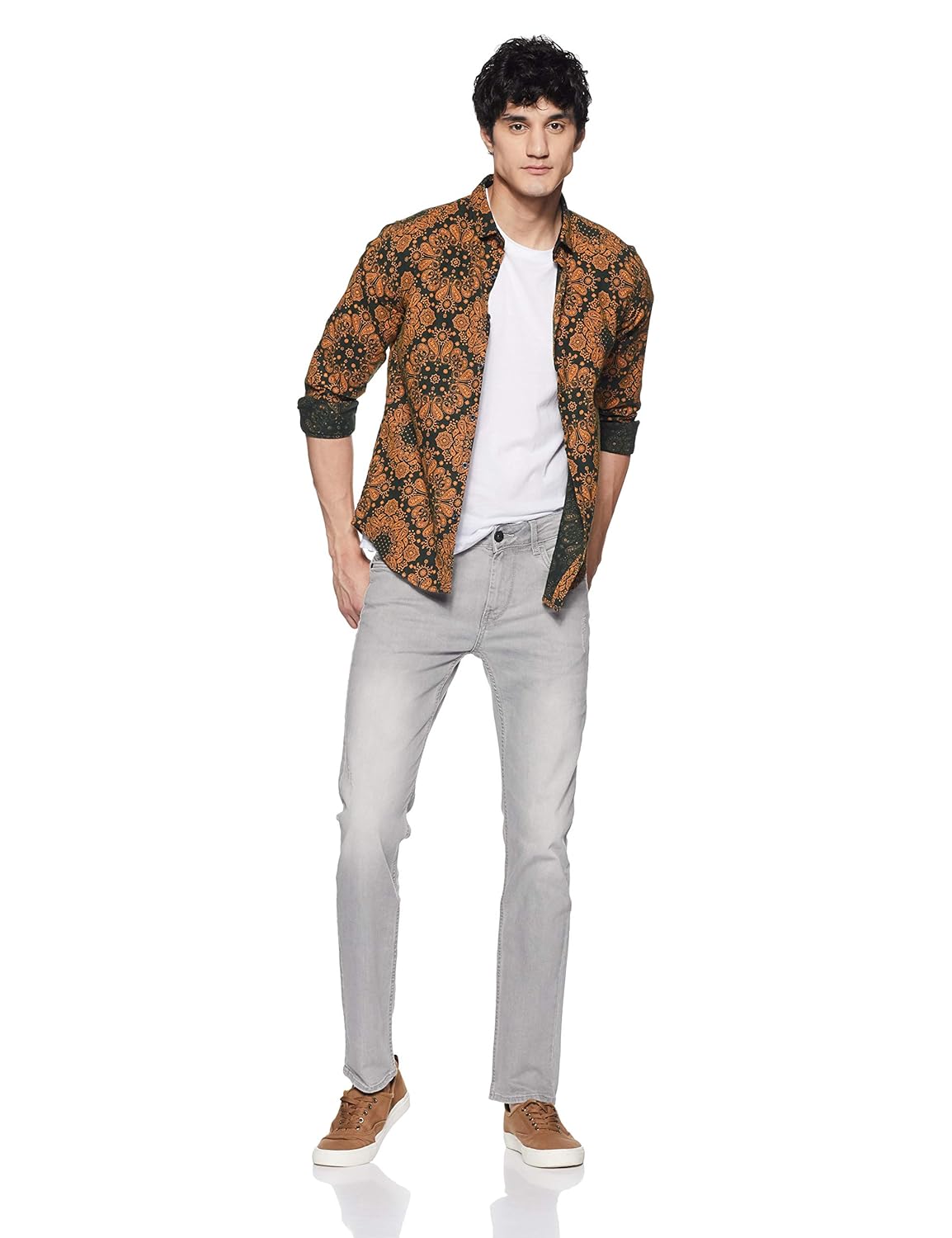 flying machine men's tapered fit jeans