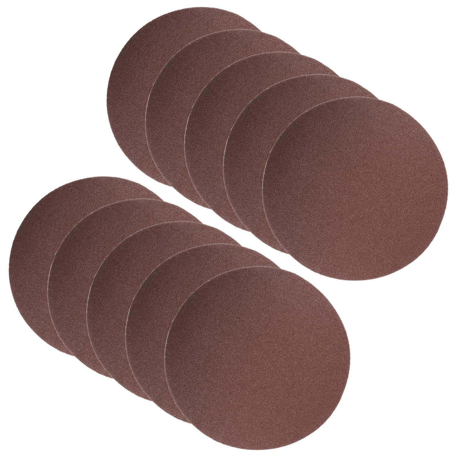 CoCud Hook and Loop Sanding Discs, 8 Inch 200mm Sandpapers 80 Grit Aluminum Oxide Flocking Sandpaper - (Applications: for Wood Metal Drywall), 10 Pieces
