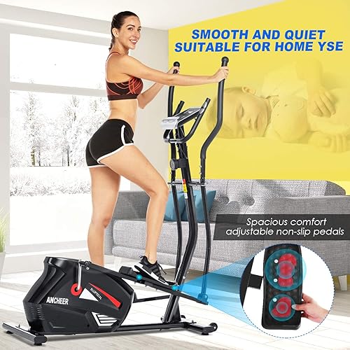 FUNMILY Eliptical Exercise Machine,Elliptical Cross Trainer for