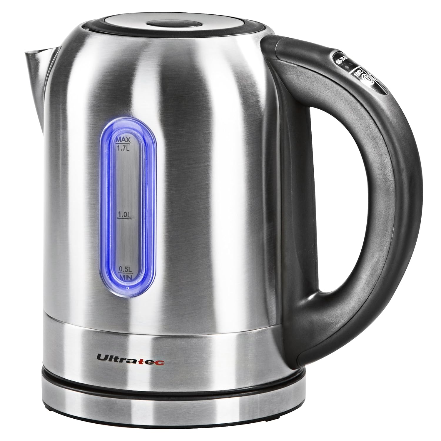 Ultratec Hervidor de agua de acero inoxidable con pantalla LED y temperatura