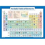 Periodic Table of Elements Poster for Kids - Laminated - 2020 Science & Chemistry Chart for Classroom - Double Sided (18 x 24