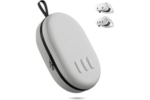 COOWPS Hard Carrying Case for Meta Quest 3S / Quest 3 Accessories, Compatible with Official Elite Strap, Portable Full Protection for Travel and Home Storage, Light Grey
