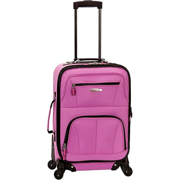 Amazon.com | Rockland Fashion Softside Upright Luggage Set