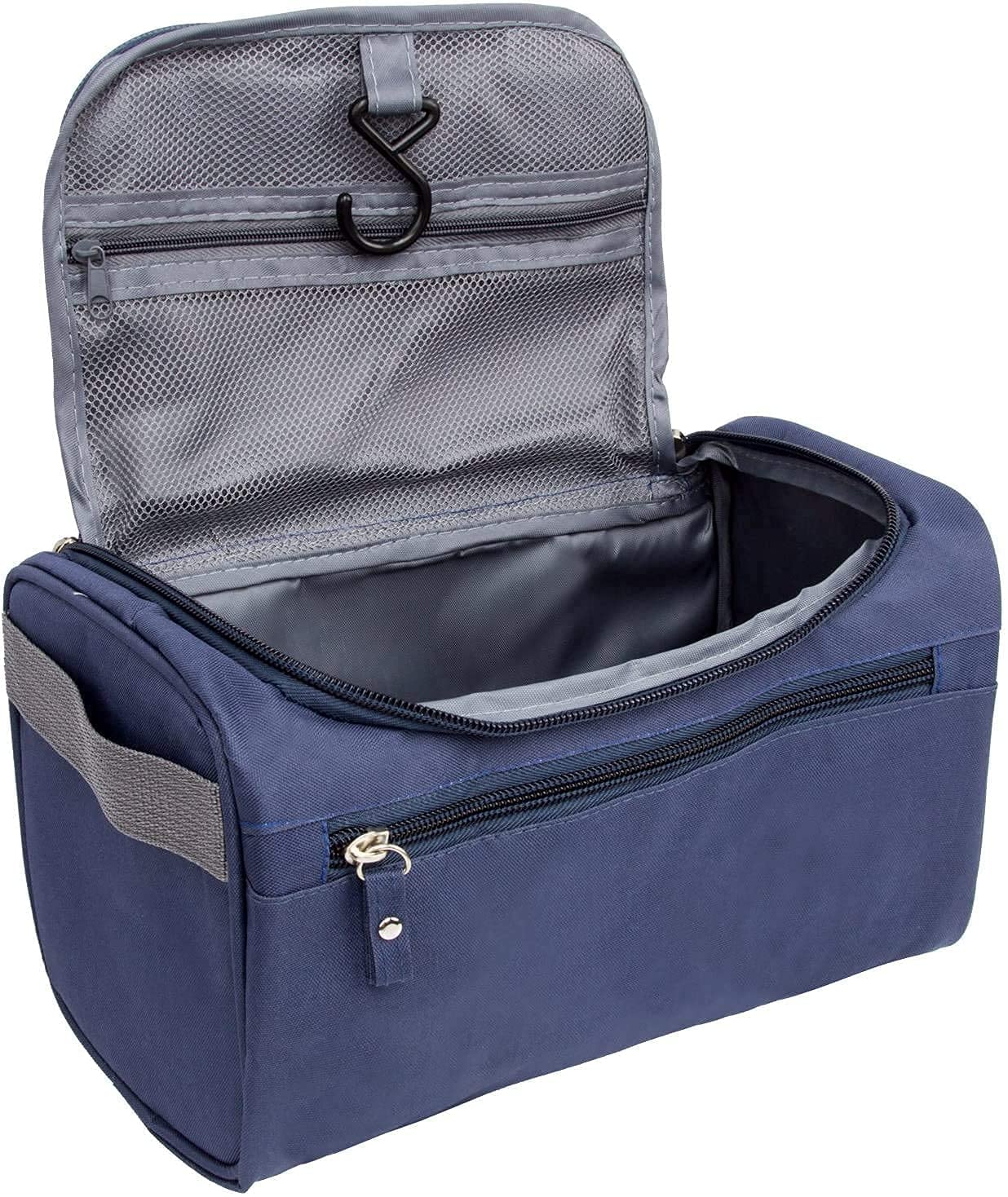 Makeup Bag Large Capacity Cosmetic Bags, Portable, Waterproof, Classic Style Make-up Storage Small Case (Blue)