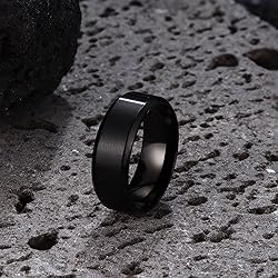 Jstyle Stainless Steel Rings for Men Wedding Ring