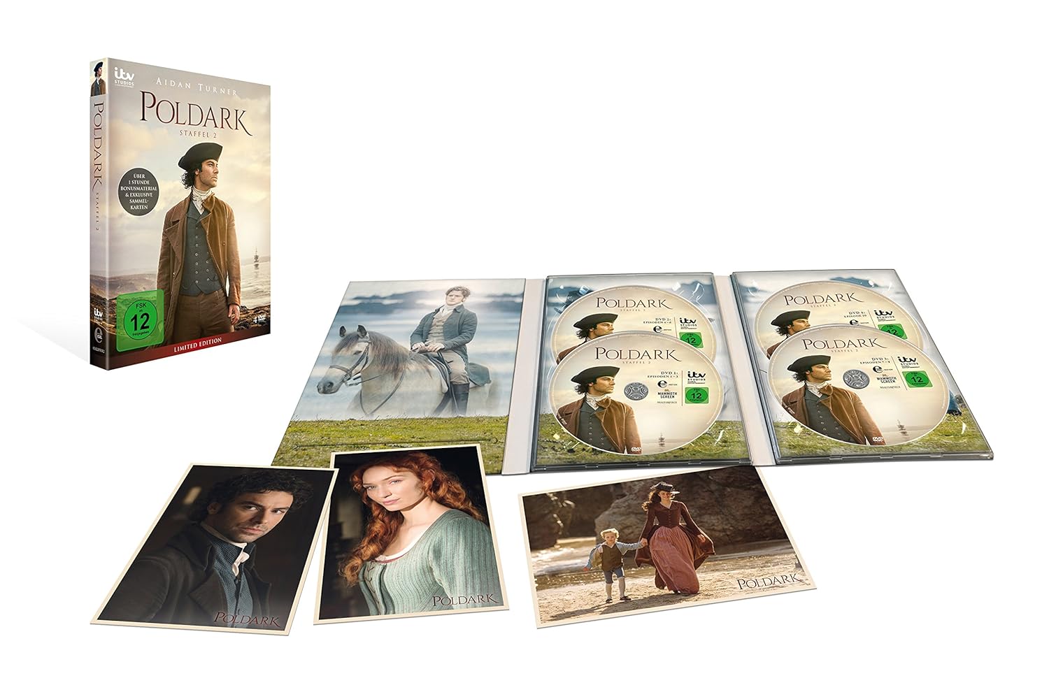 Poldark Staffel 2 Limited Edition Im Digipak 4 Dvds Amazon De Aidan Turner Eleanor Tomlinson Heida Reed Aidan Turner Eleanor Tomlinson Dvd Blu Ray