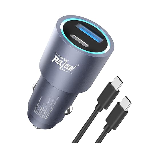 FeelCool USB C Car Charger 38W, PD 20W QC 18W Fast Car Charging