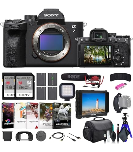 Amazon.com : Sony a7 IV Mirrorless Camera ILCE-7M4/B, 4K Monitor