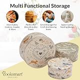 Cooksmart Set of 3 Cake Storage Tins | Round & Square Biscuit Tins view 5