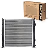 PHILTOP CU13189 Radiator Replacement for Optima, Sonata | Core Width 18-5/16 inch fit for 2011-2015 Optima 2.0L 2011 2012 2013 2014 Sonata 2.0L