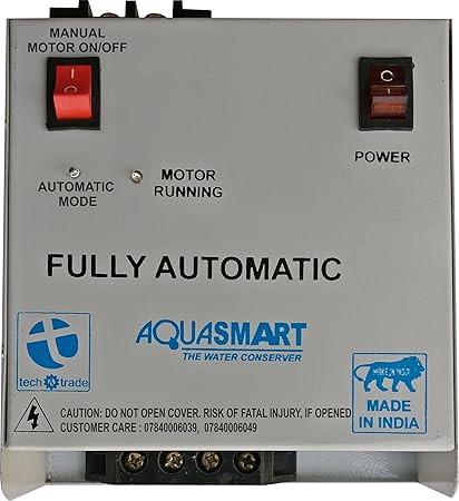 TECH AND TRADE Iron Aquasmart Fully Automatic Water Tank Alarm Overflow Controller Level Indicator