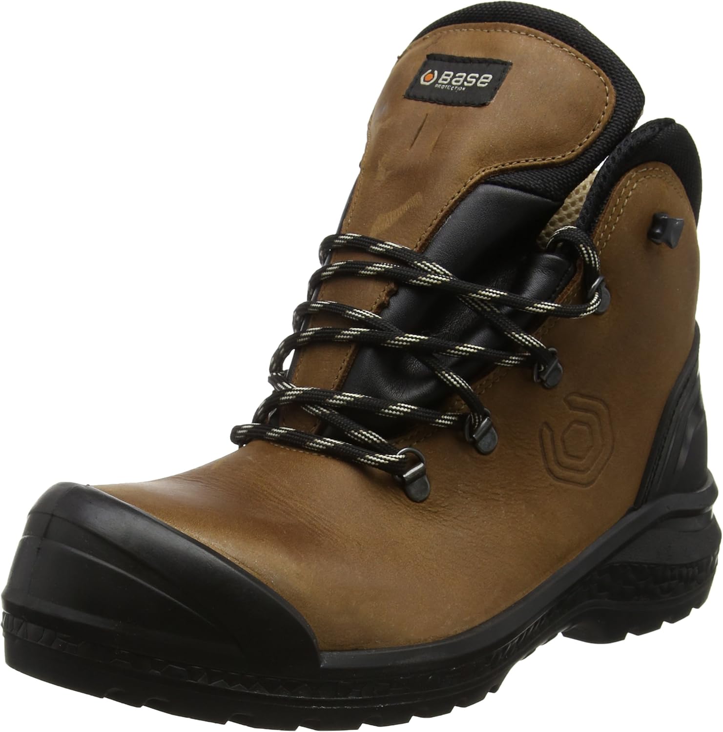 Base Protection B0888 Matar Top S3 Safety Shoe Brown/Black, 42, Tan, Size 8