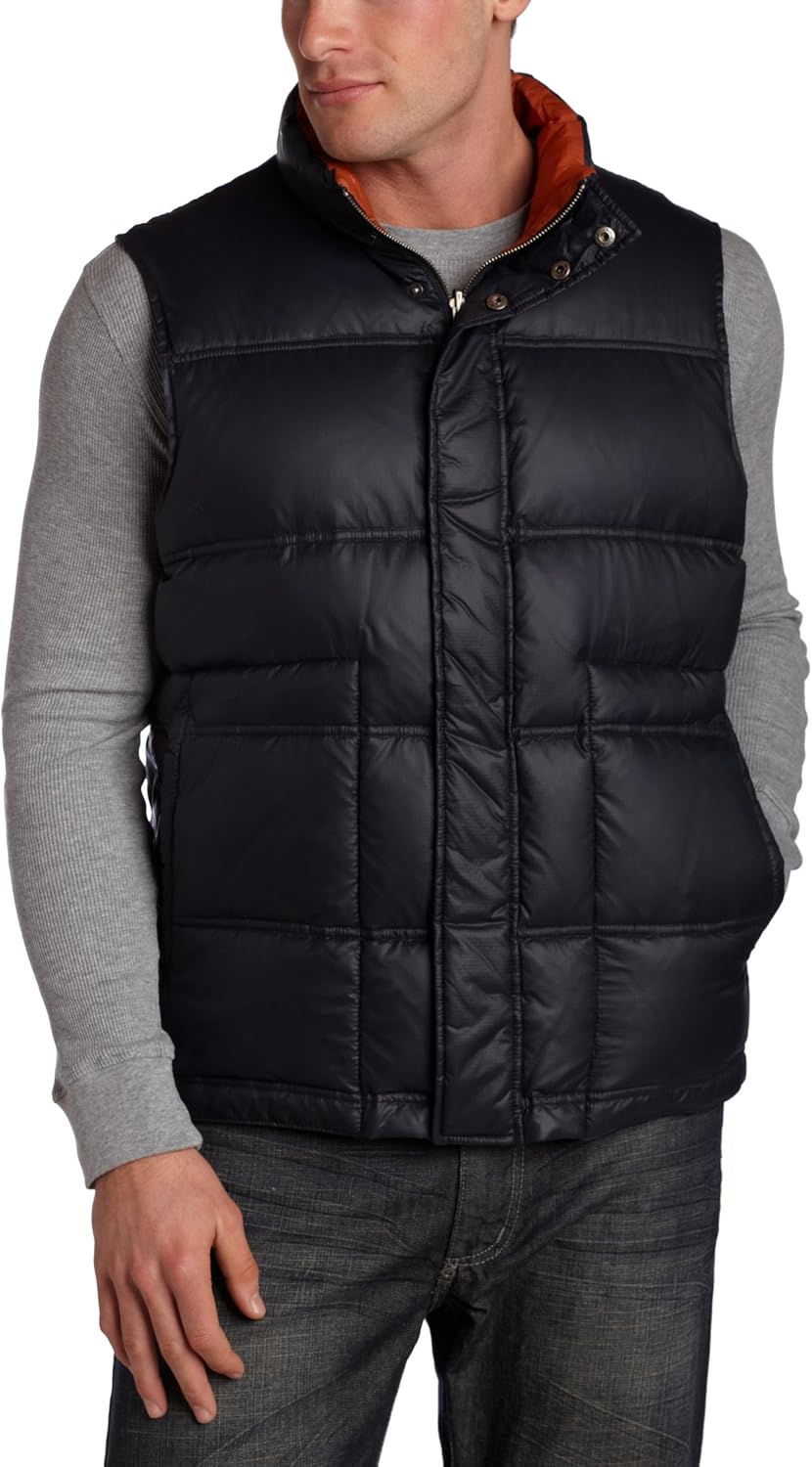 Cole Haan Men's 27" Rip Stop Nylon Down Vest at Amazon Men’s Clothing