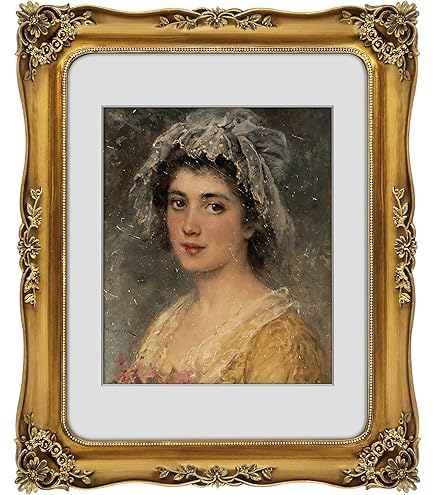 Amazon.com - Funly mee Vintage 11x14 Picture Frame Antique Gold