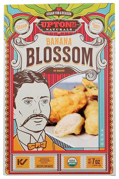 UPTONS NATURALS ORGANIC BANANA BLOSSOM IN BRINE, 7 OZ