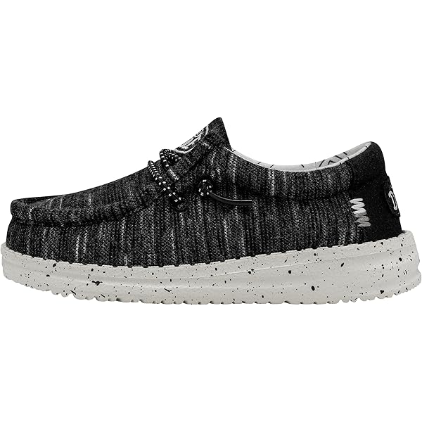 Mocassins Femme Hey Dude Wendy Sox - Blanc et Bleu - Textile Azul