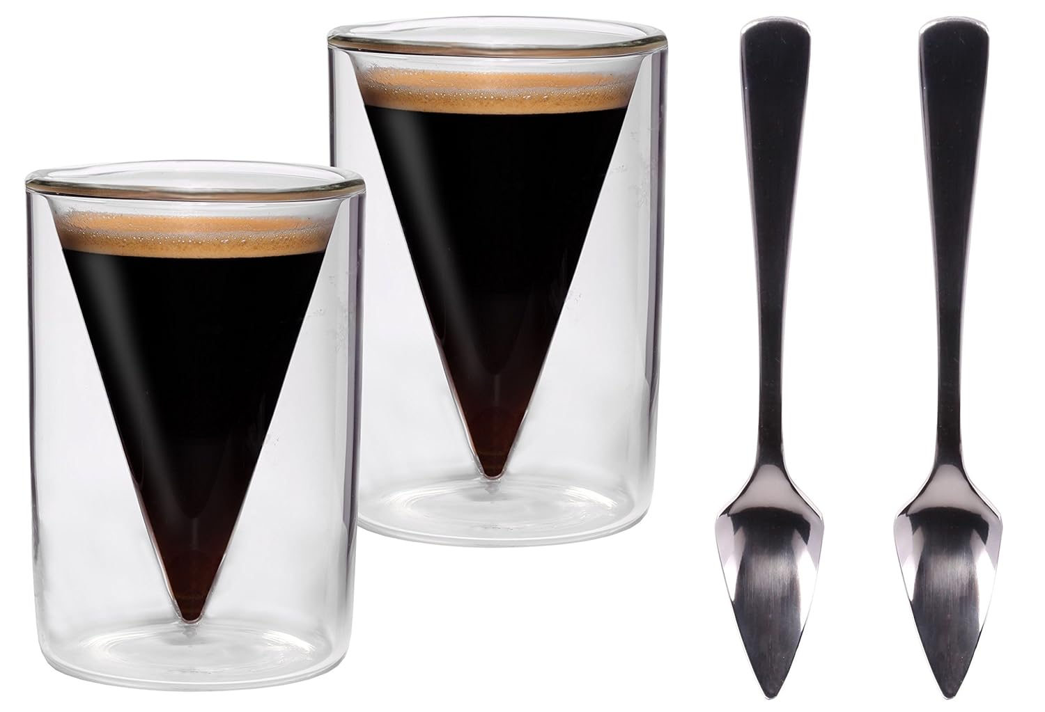 tasses à café et cuillères Feelino