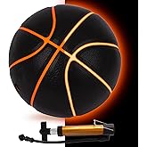 ArtCreativity Glow Basketball for Boys - Motion Activated Light Up Ball With Glowing Seams and Air Pump - Glow in The Dark Gifts for Teen Boys - Standard Size