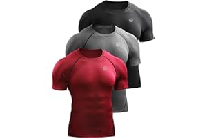 NELEUS Men's Compression Baselayer Athletic Workout T Shirts