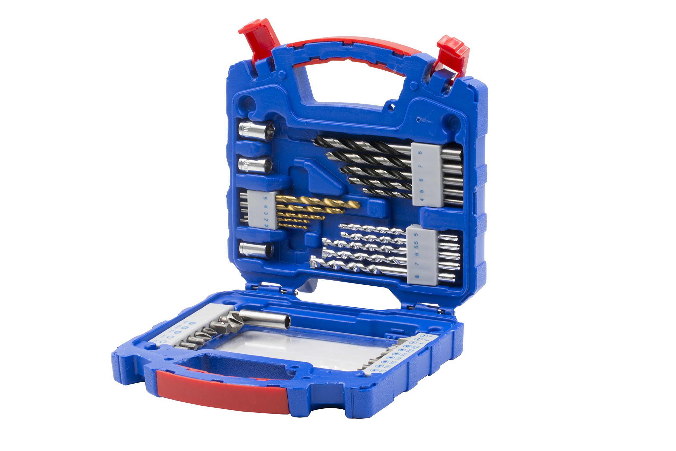 Krino 9030284 Start Set Mixed for Screwing and Drilling, Blue, Set of 36