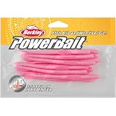 Berkley PowerBait Floating Steelhead Worm Bubblegum, 4" (13 Count)