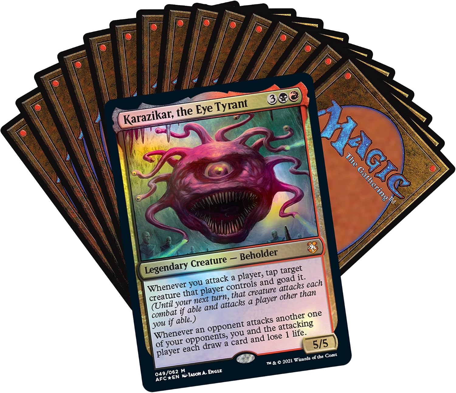 Magic: The Gathering Adventures in the Forgotten Realms Commander Deck - Planar Portal (Red-Black), 6.5 x 2.2 x 8.6 inches - Image 5