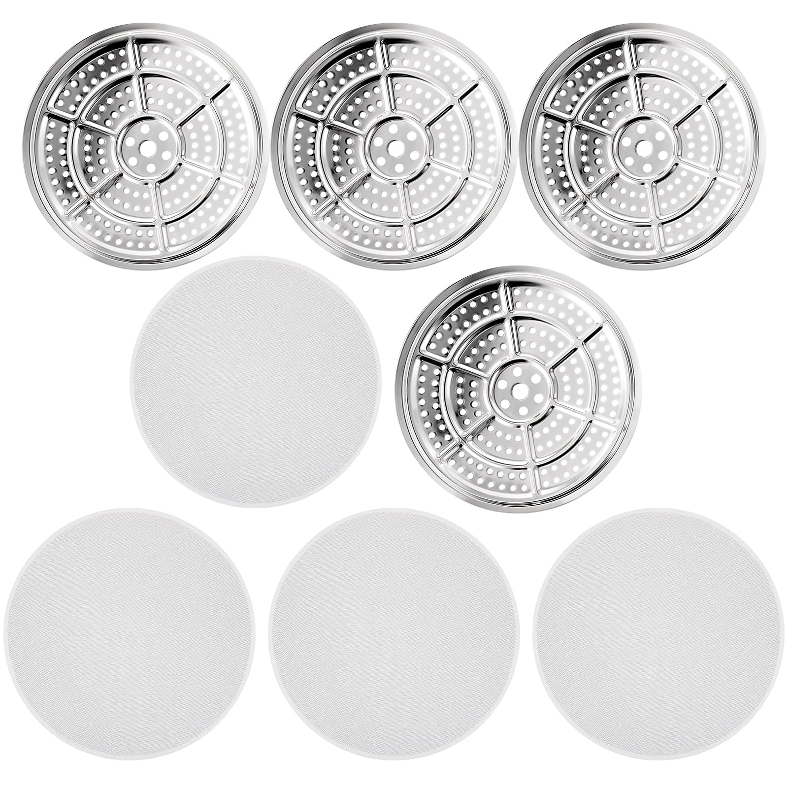 Photo 1 of MAQUITA 8 Pack 11” Pressure Cooker Canner Rack Stainless Steel Canning Racks + Cotton Jars Mat for Pressure Canner - - Compatible with Presto, All-American and More