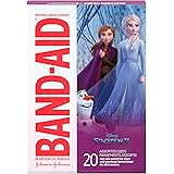 Band-Aid Brand Adhesive Bandages for Minor Cuts and Scrapes, Featuring Disney Frozen Characters, Assorted Sizes 20 ct