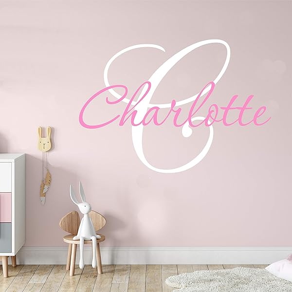 Buy Personalised Calligraphy Name Wall Decal Baby Girl