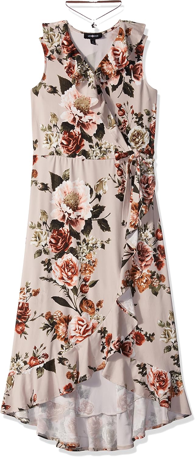 roseland ruffle wrap dress