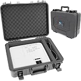 CASEMATIX Home Video Projector Hard Case Compatible with PowerLite and Home Cinema DLP WXGA 1080p 3D Projectors for Select Models Pro EX9200, 1781W, 1761W, 1284,640, 740HD, 1040 and More, Case Only