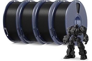 SUNLU PLA Plus 3D Printer Filament 4KG, PLA+ Filament 1.75mm, Strong Neatly Wound 3D Printing Filament 1.75mm±0.02mm, Fit Mos