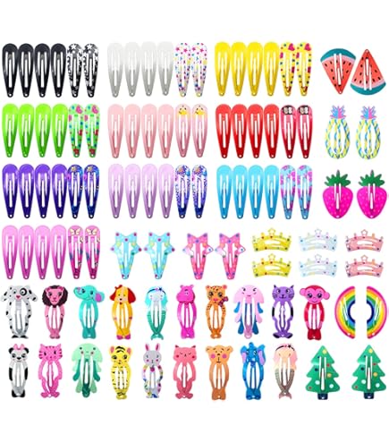 Amazon.com : Pink Hair Clip Box Floral Hairpin Birthday Gift For