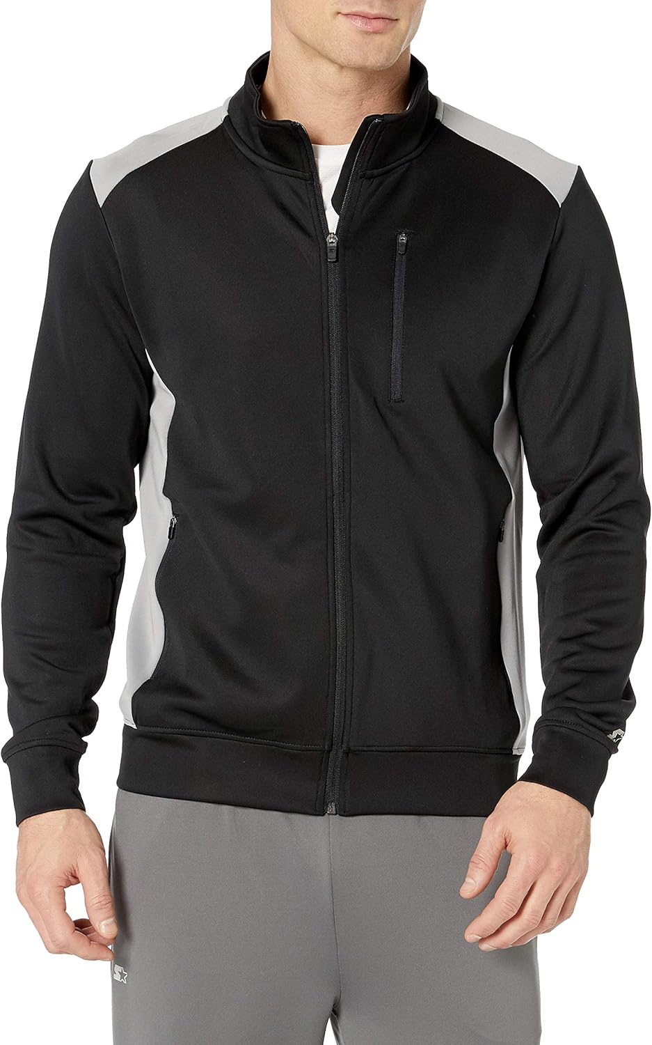  Brand - Starter Men's Track Jacket: Clothing