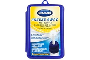 Dr. Scholl's Freeze Away Wart Remover, Removes Warts In As Little As 1 Treatment, 7 Count