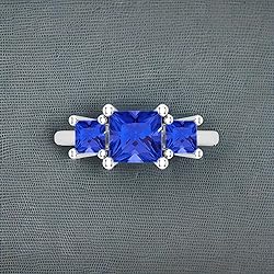 Dazzlingrock Collection Princess Lab Created Blue