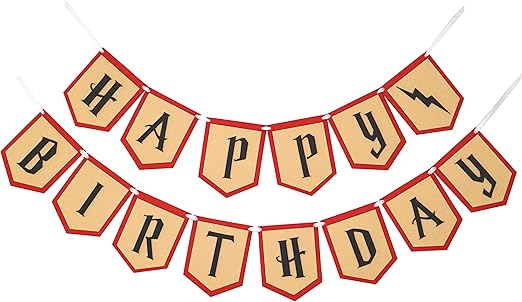 Amazon Com Wizard Premium Layered Felt Happy Birthday Banner