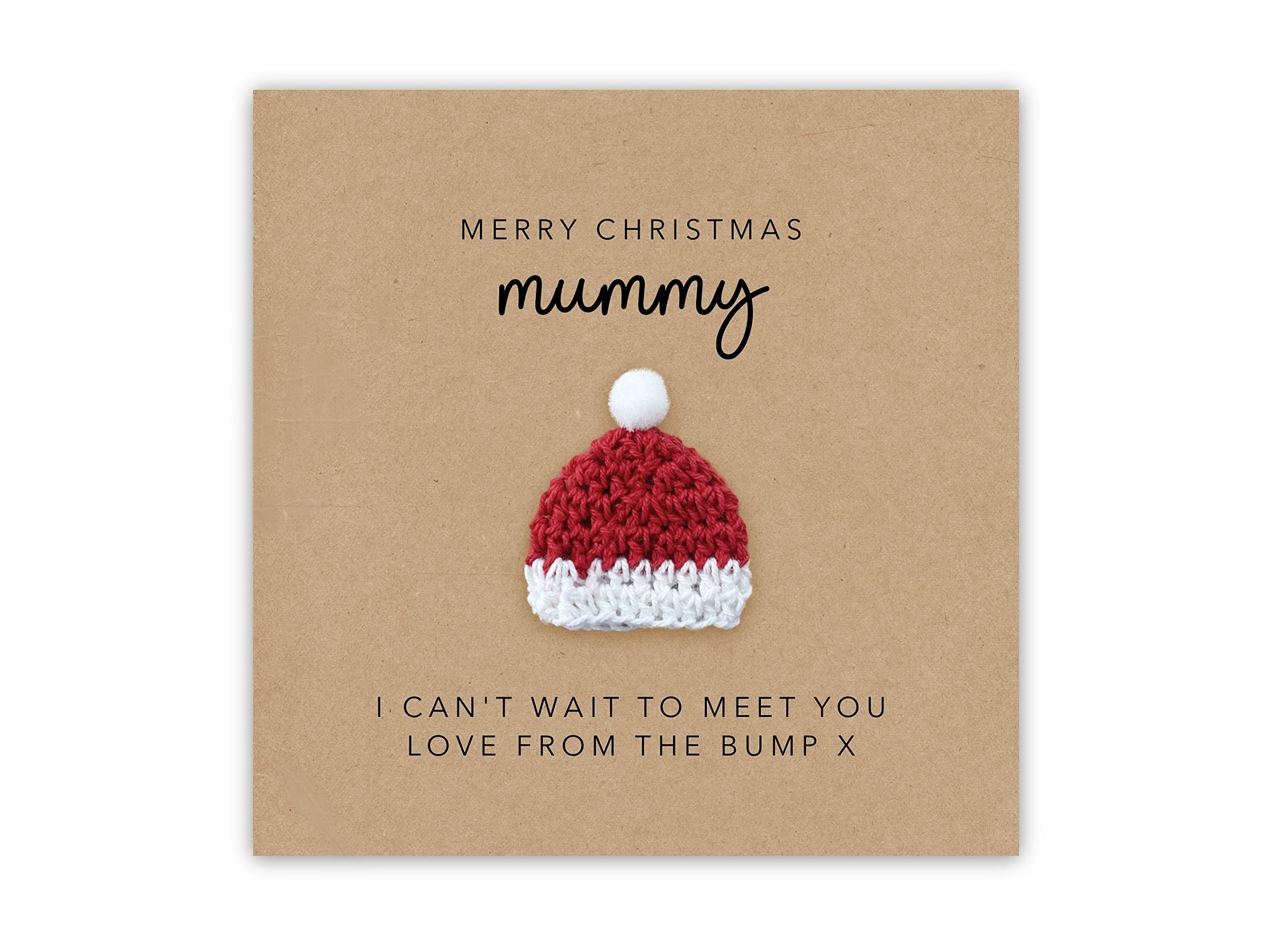 Mummy To Be Christmas Card From The Bump, Christmas Card For Mum To Be, Mummy-to-Be Card, New Mum Christmas Card, From Bump
