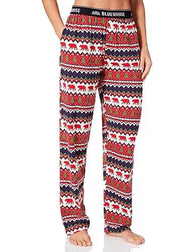 Little Blue House by Hatley Men's Pajama Pants, Hockey Champs