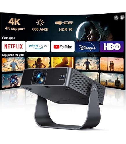 Amazon.com: 2026 upgraded Smart Android mini projector with wifi